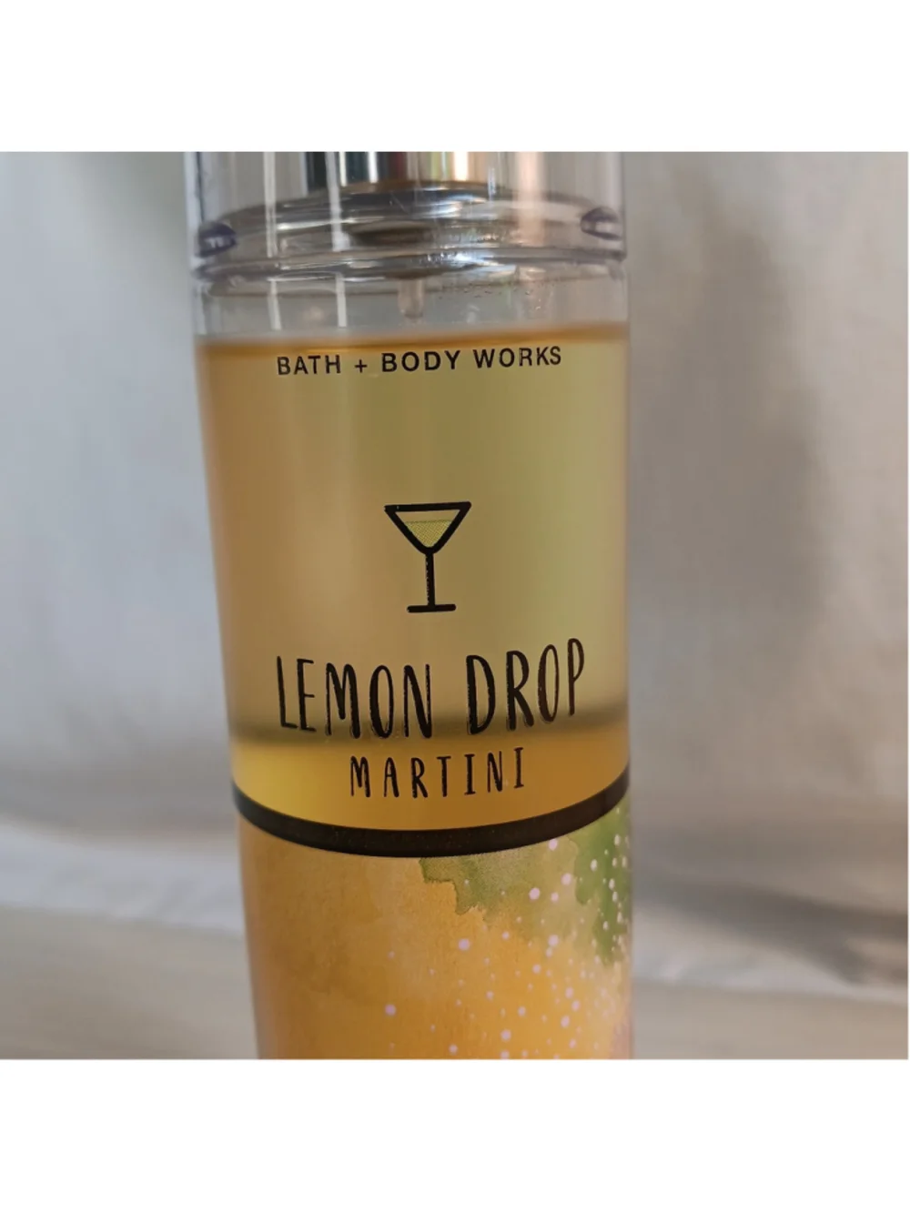 1 Bath & Body Works LEMON DROP MARTINI Fine Fragrance Mist Body Spray 8 oz